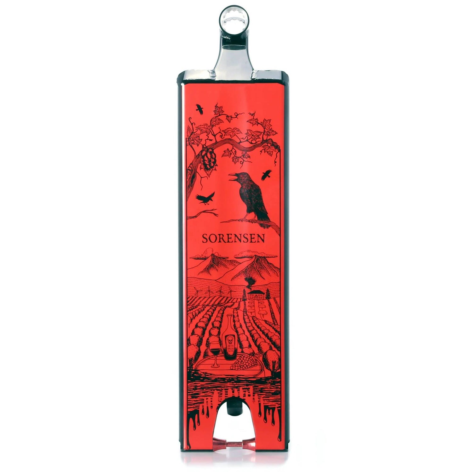 Aztek Jake Sorensen 666 Scooter Deck - Black/Red 24''