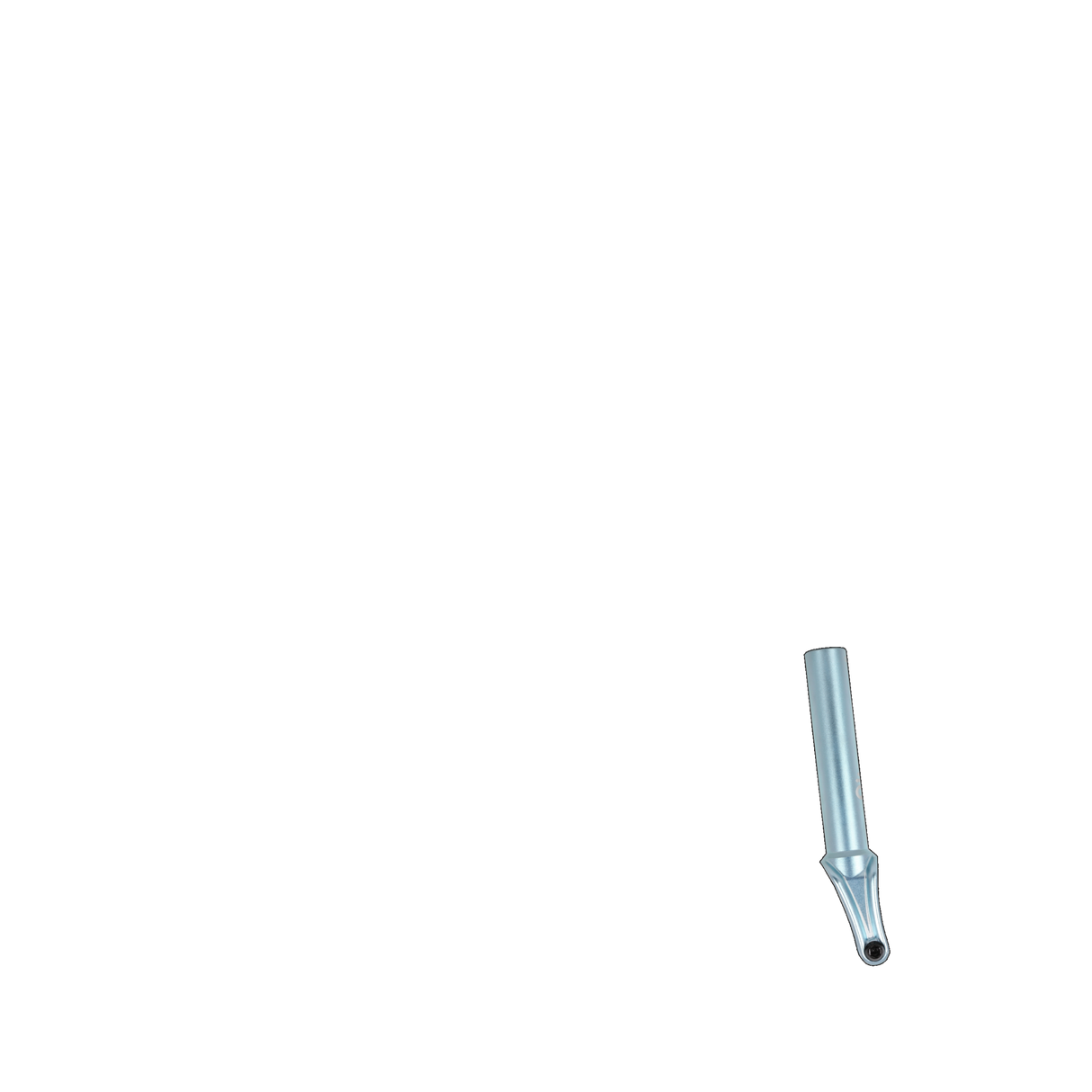 Aztek Circa V2 SCS/HIC Scooter Forks - Aqua