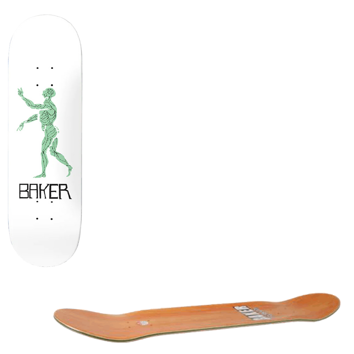 Baker Figure Skateboard Deck - Tyson 8.38"