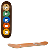 Baker Subway Skateboard Deck - Zach 8.25"