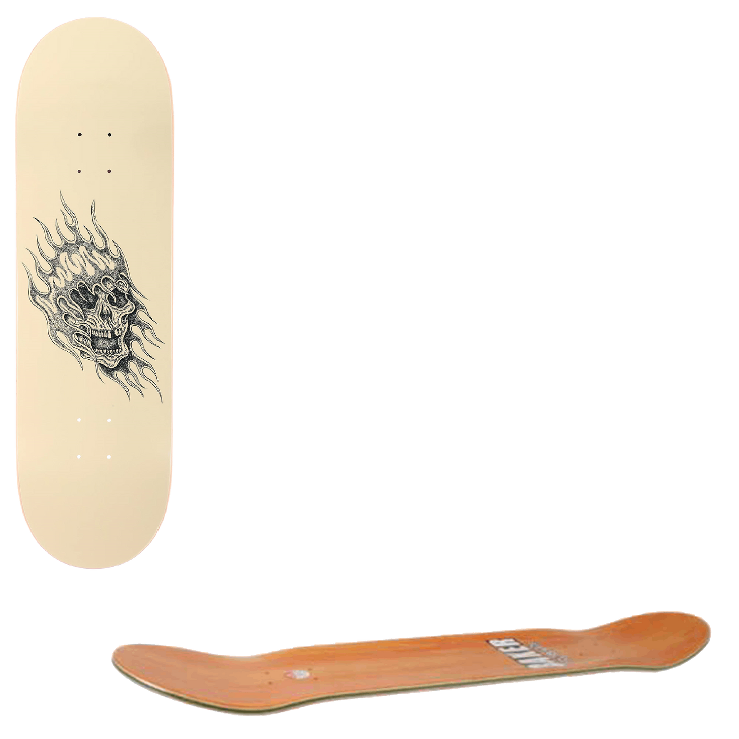Baker Undead Skateboard Deck - TFunk 8.475"