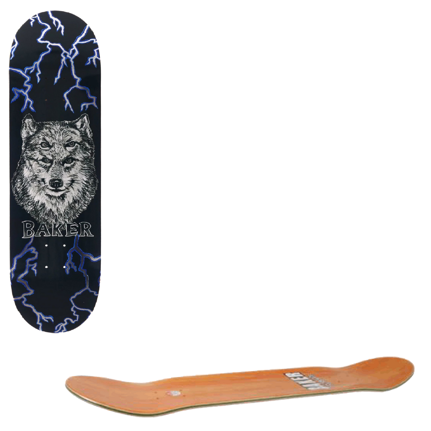 Baker Wolf Skateboard Deck - Spanky 8.25"