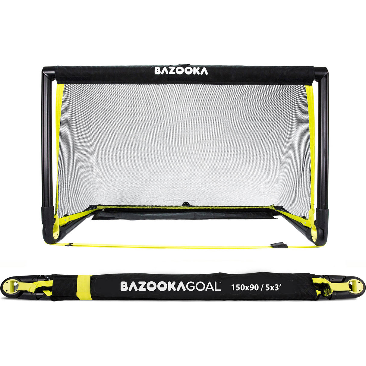 BazookaGoal Original 150x90cm - Black/Yellow