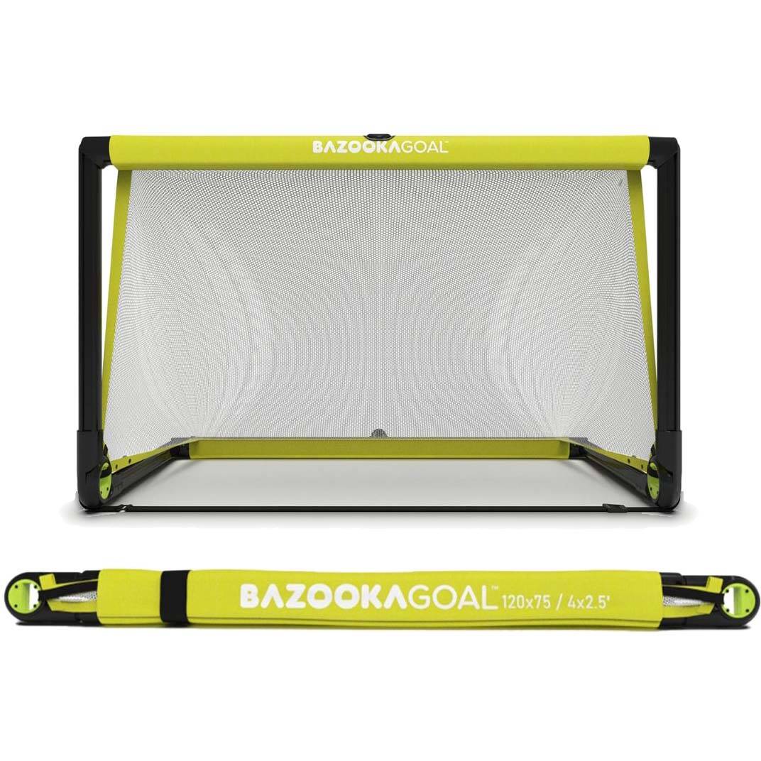 BazookaGoal Original 120x75cm Goal Set - White/Yellow