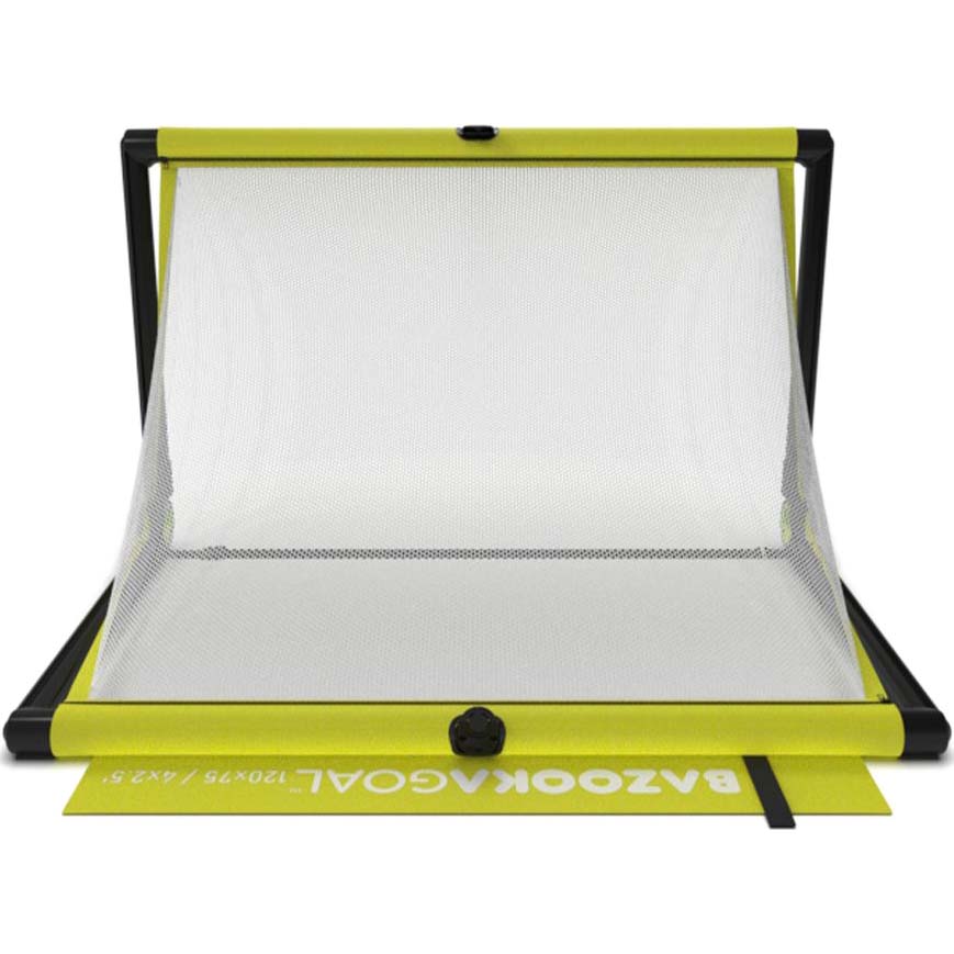BazookaGoal Original 120x75cm Goal Set - White/Yellow