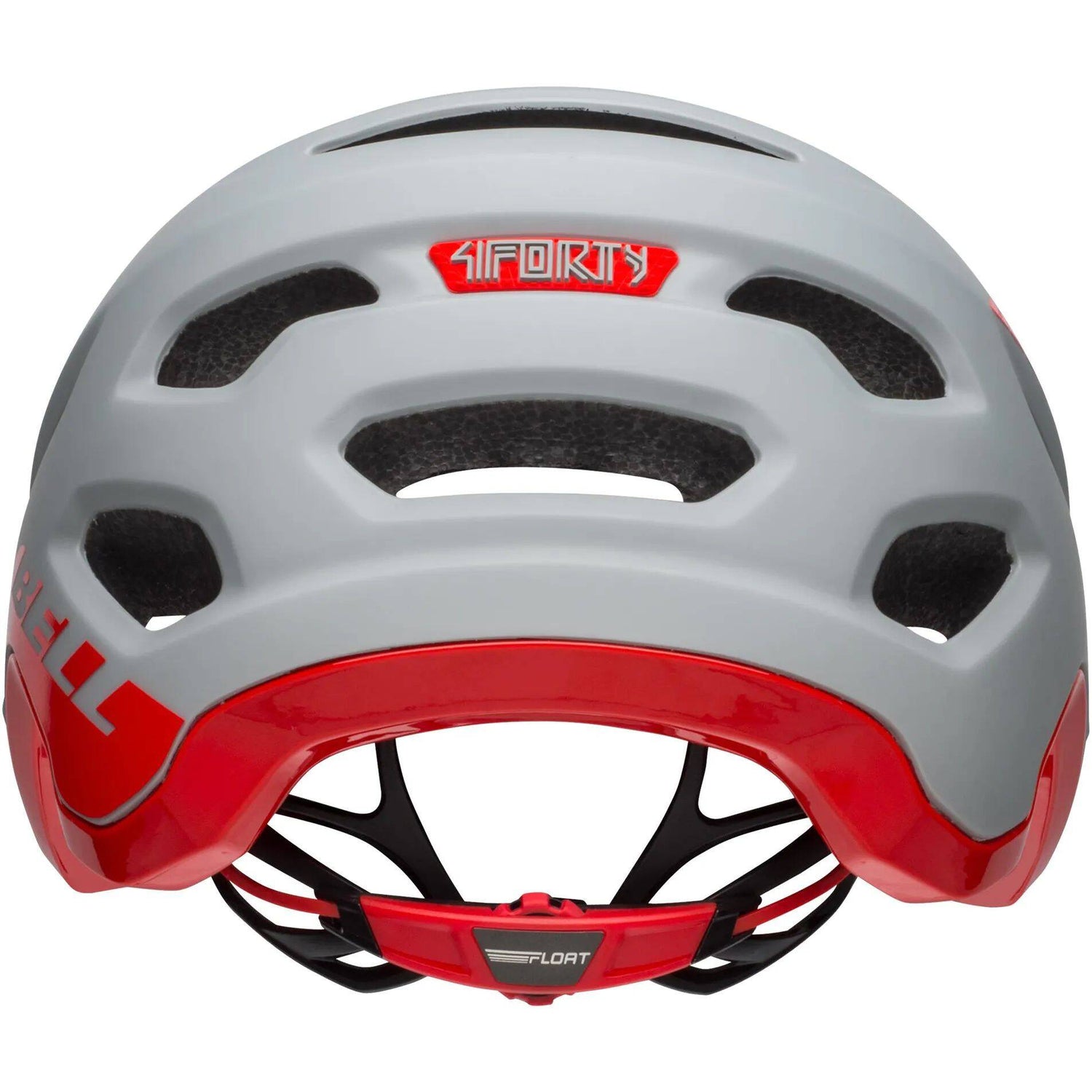 Bell 4Forty MTB Cliffhanger Helmet - Matte Gloss Grey/Crimson