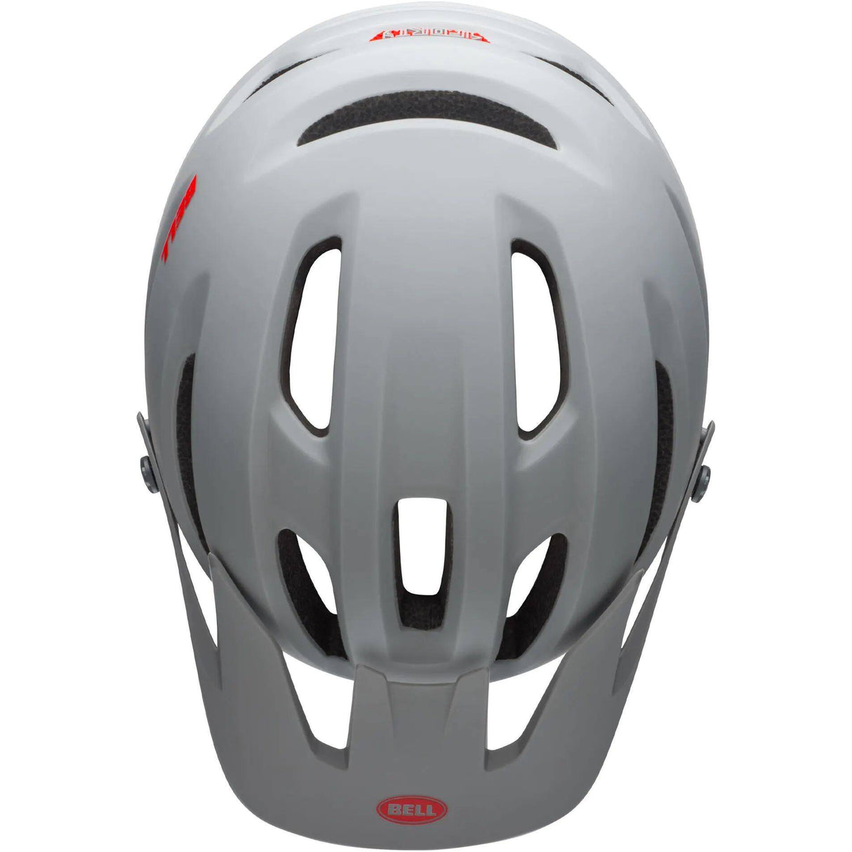 Bell 4Forty MTB Cliffhanger Helmet - Matte Gloss Grey/Crimson