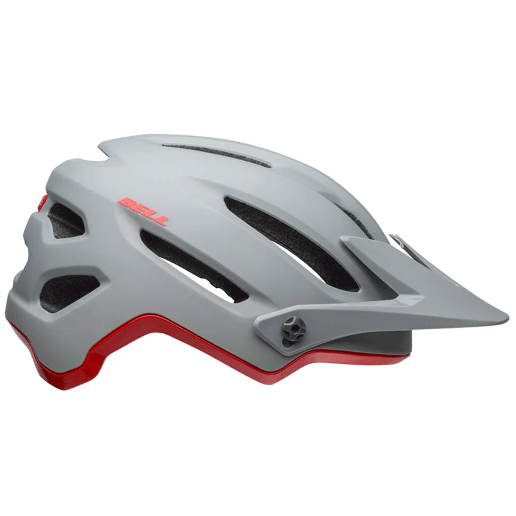 Bell 4Forty MTB Cliffhanger Helmet - Matte/Gloss Grey/Crimson SML