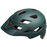 Bell Sidetrack Youth Helmet - Matte Dark Green/Orange