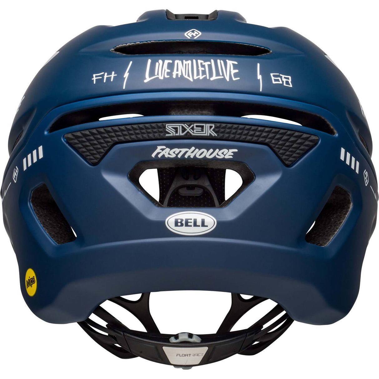 Bell Sixer MIPS Helmet - Matte Gloss/Blue/White/Fasthouse