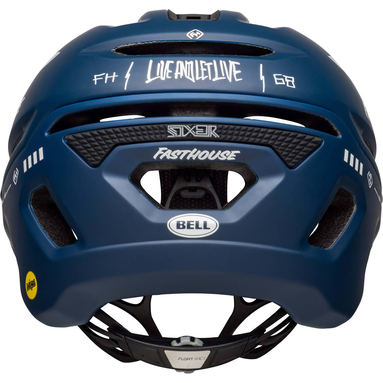 Bell Sixer MIPS Helmet - Matte Gloss/Blue/White/Fasthouse