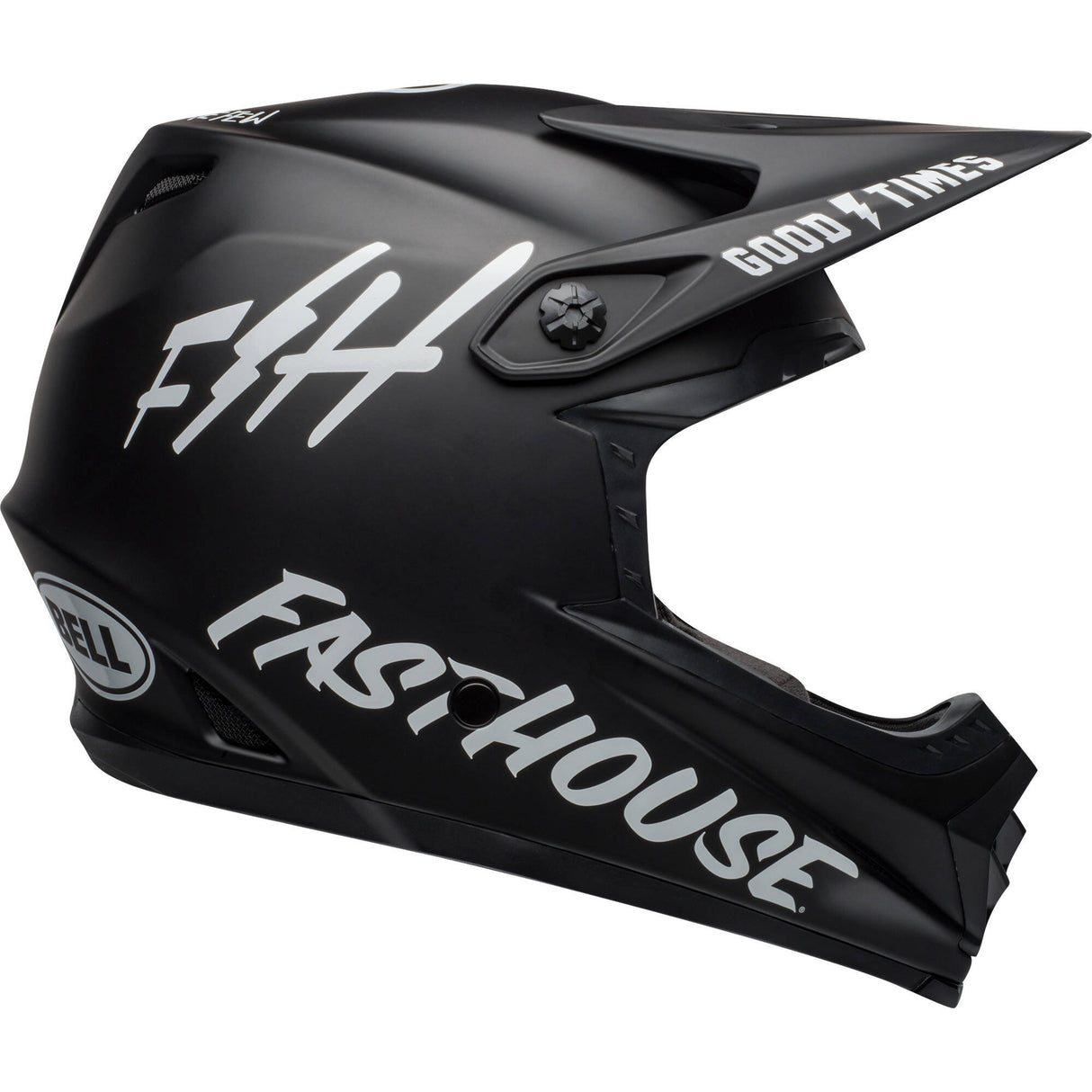 Bell Full-9 FUS MIPS 2019 Full Face Helmet - Matt Black/White LRG