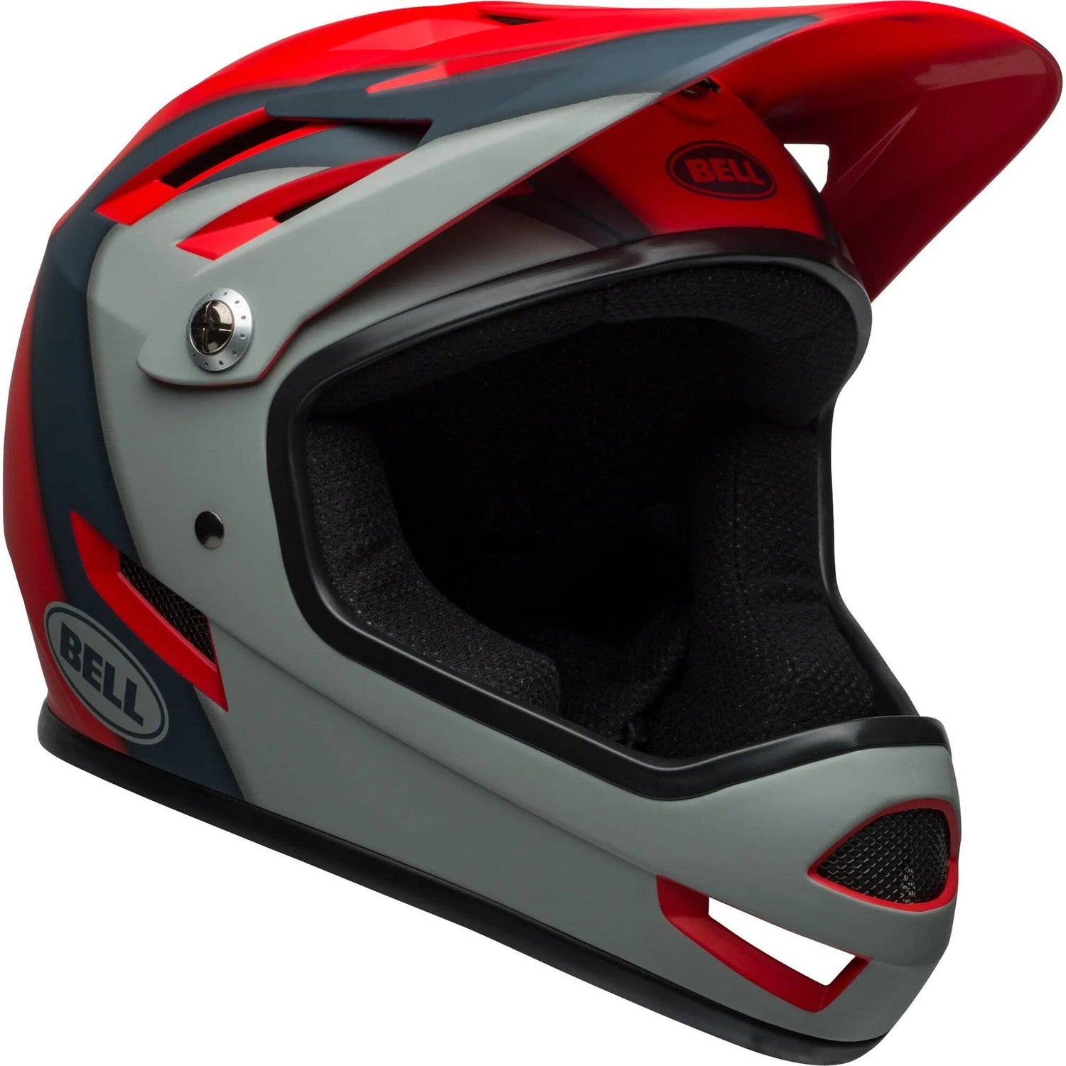 Bell Sanction 2019 Helmet - Presences Matte Crimson/Slate/Gray