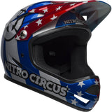 Bell Sanction 2019 Helmet - Nitro Circus Gloss Silver/Blue/Red