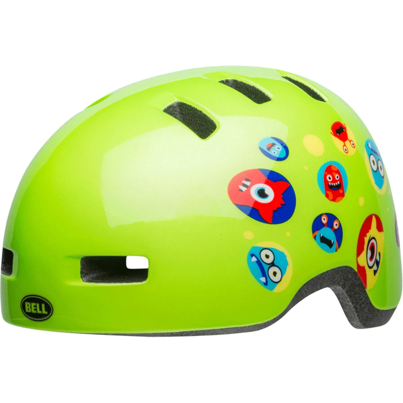 Bell Lil Ripper Child Helmet - Monsters Gloss Green