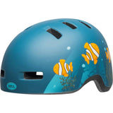 Bell Lil Ripper Toddler Helmet - Clown Fish Matte Grey-Blue