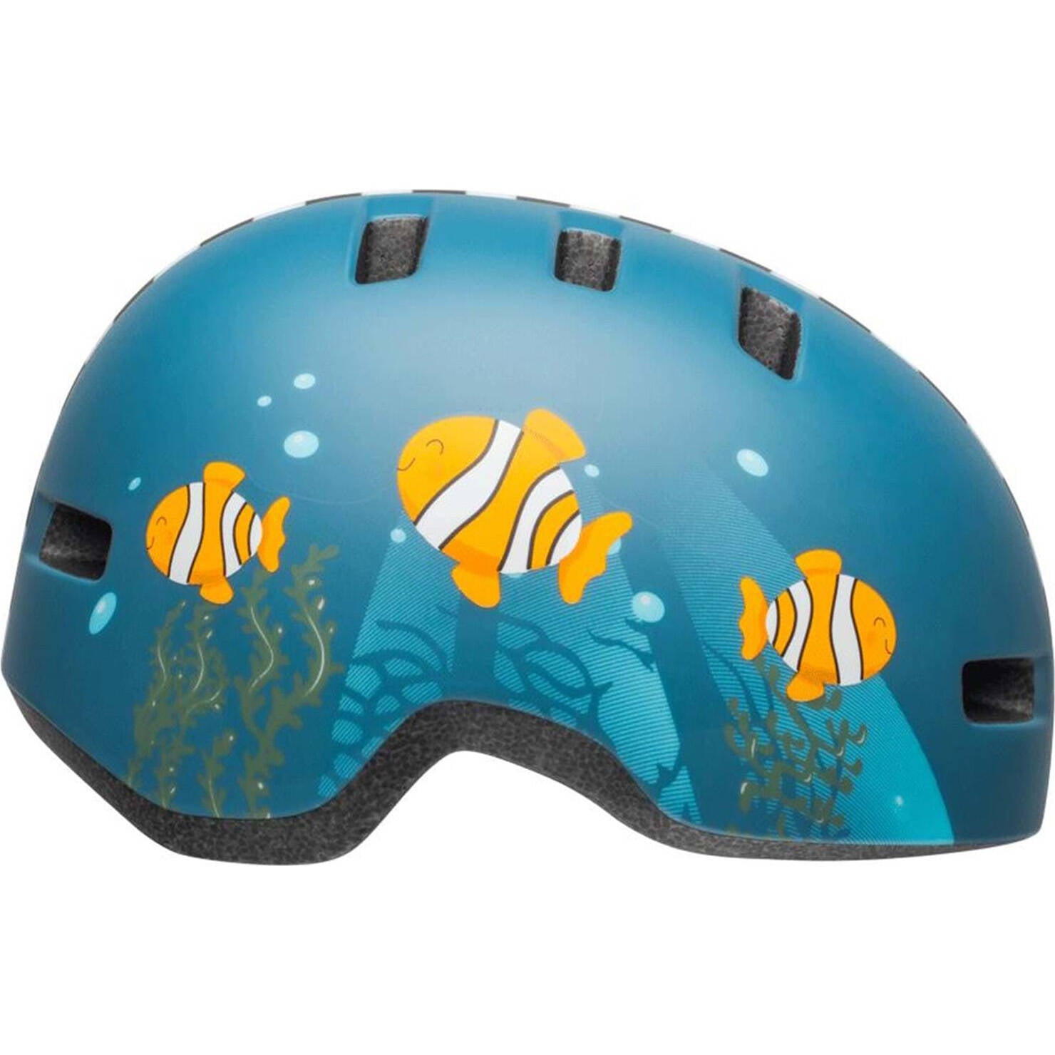 Bell Lil Ripper Toddler Helmet - Clown Fish Matte Grey-Blue