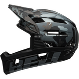 Bell Super Air R MIPS Full Face Helmet - Matt/Gloss Black Camo
