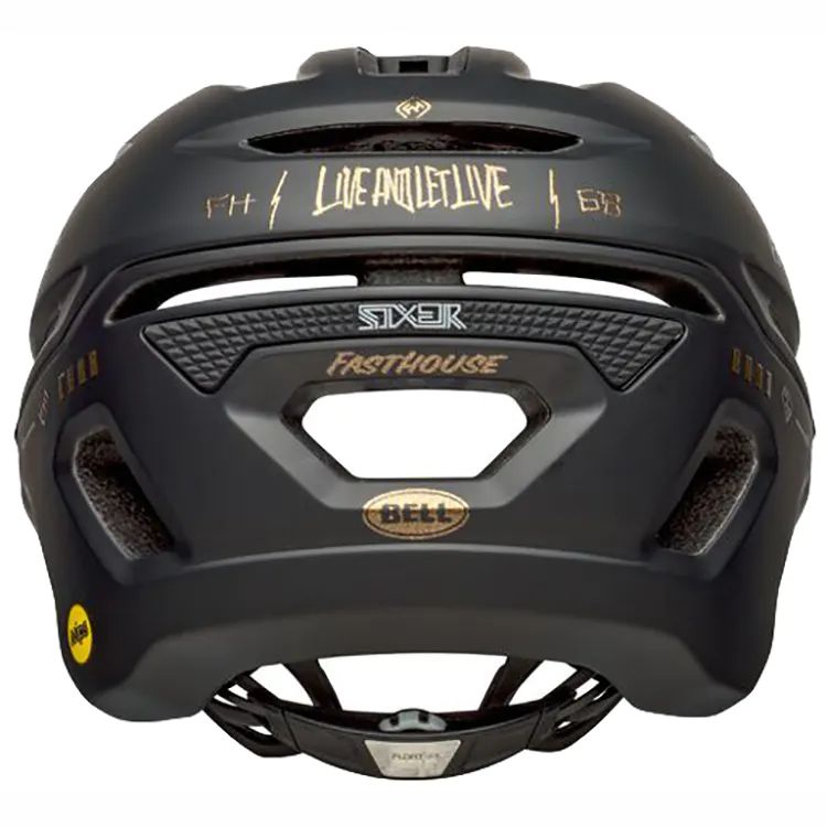 Bell Sixer MIPS MTB Helmet - Fasthouse Matte/Gloss Black/Gold