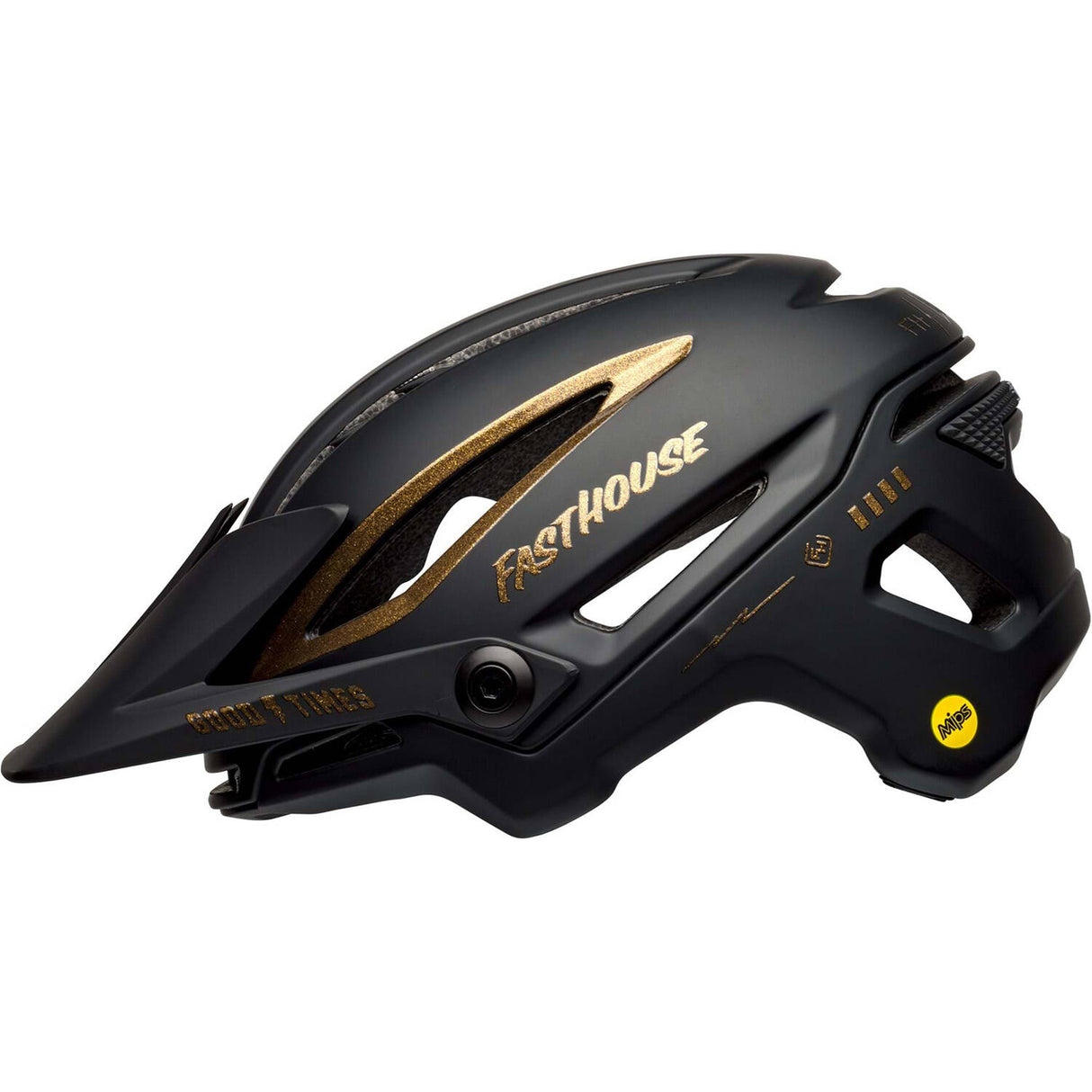 Bell Sixer MIPS MTB Helmet - Fasthouse Matte/Gloss Black/Gold
