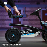 BERG Buzzy Police Ride On Pedal Kart - Black