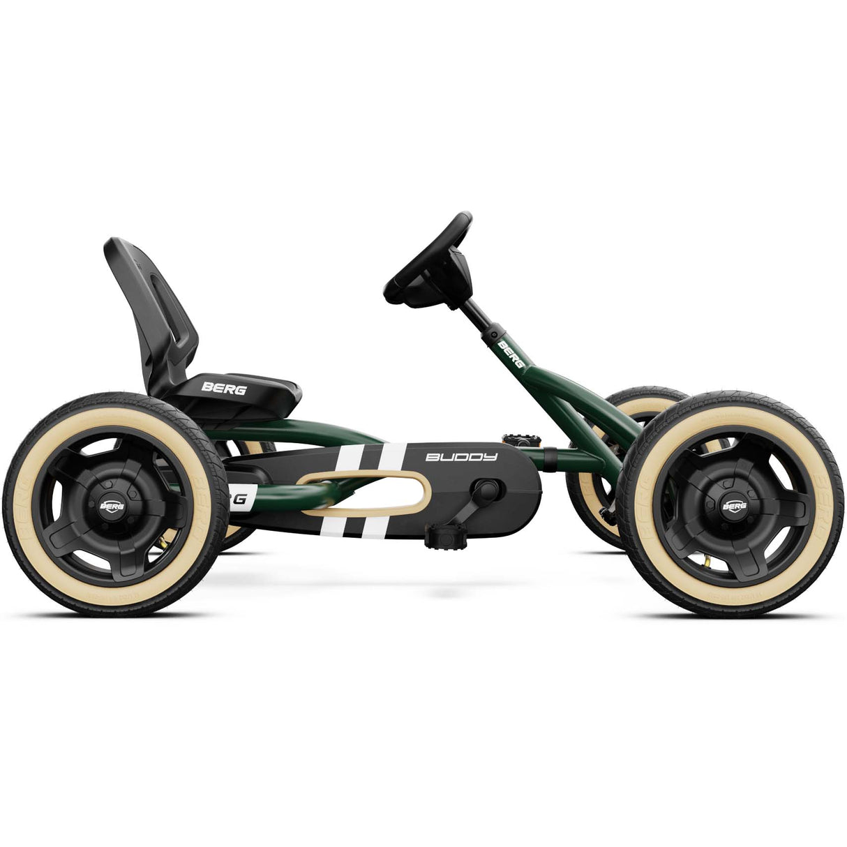 BERG Buddy Ride On Pedal Kart - Retro Green