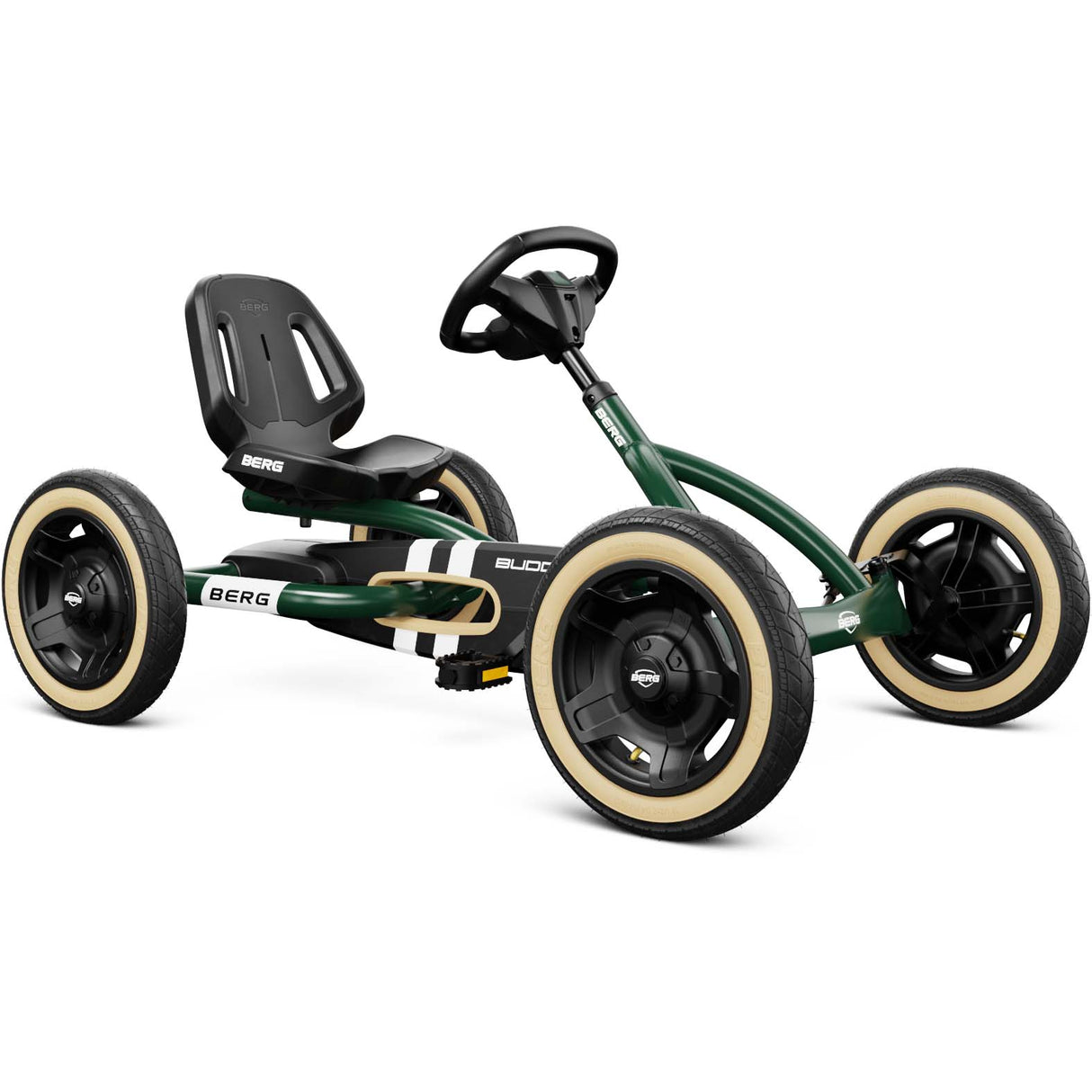 BERG Buddy Ride On Pedal Kart - Retro Green