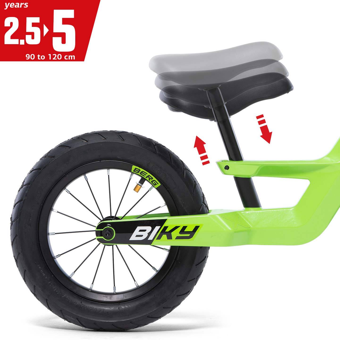BERG Biky City Balance Bike - Green