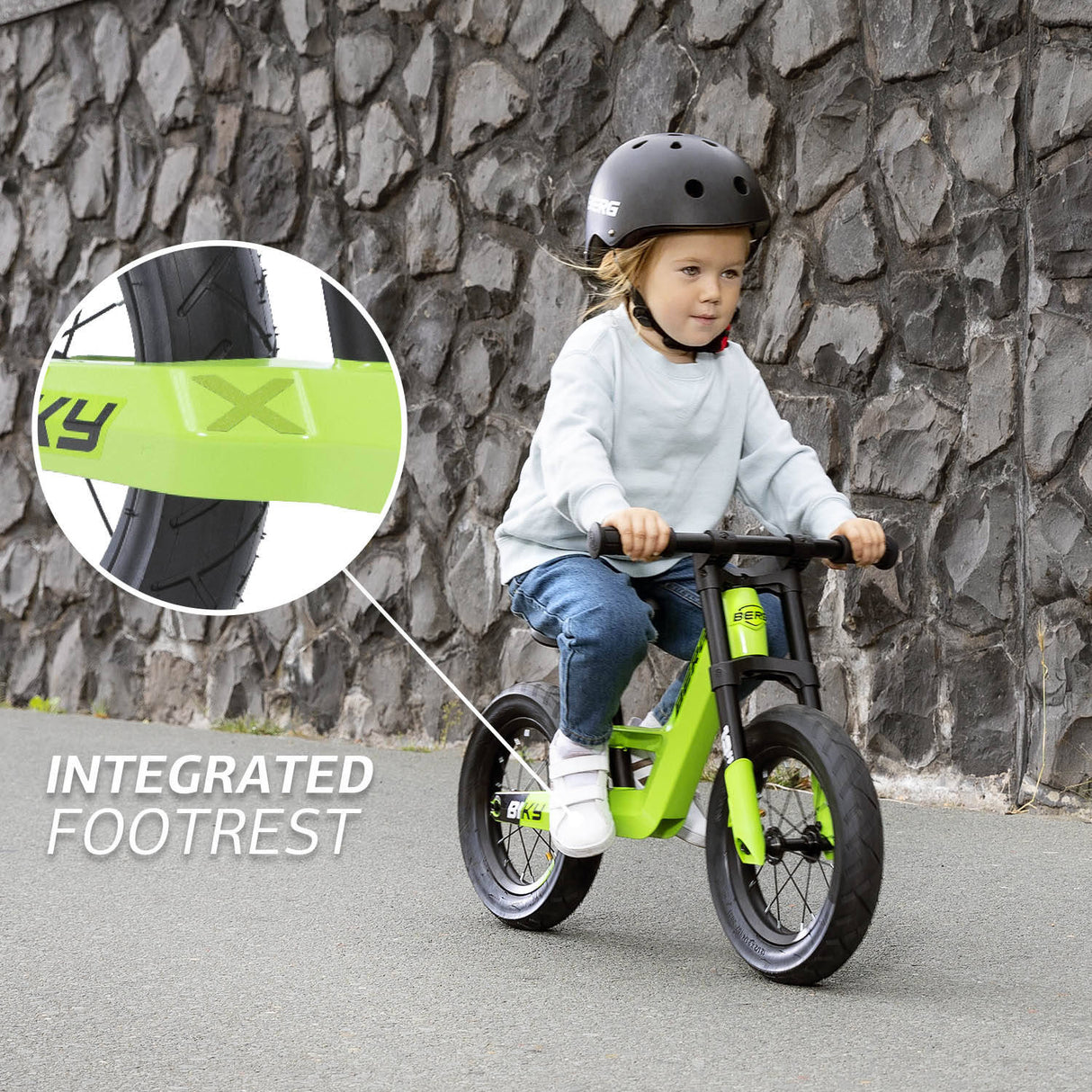 BERG Biky City Balance Bike - Green