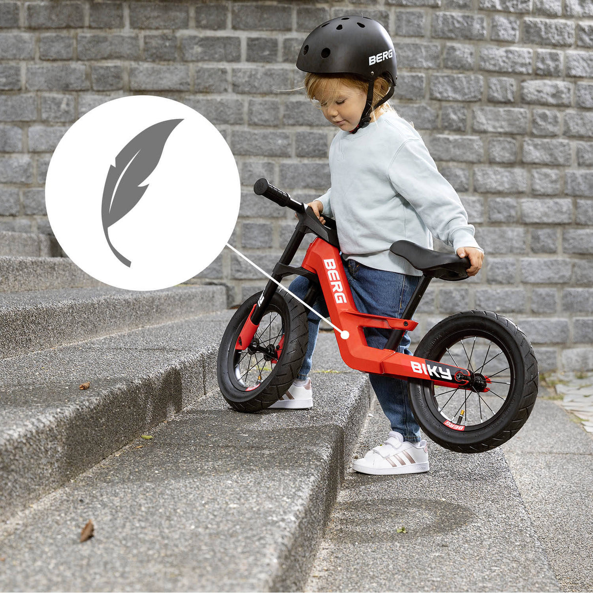 BERG Biky City Balance Bike - Red