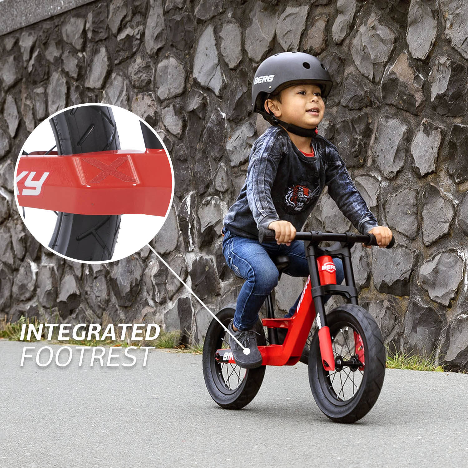 BERG Biky City Balance Bike - Red