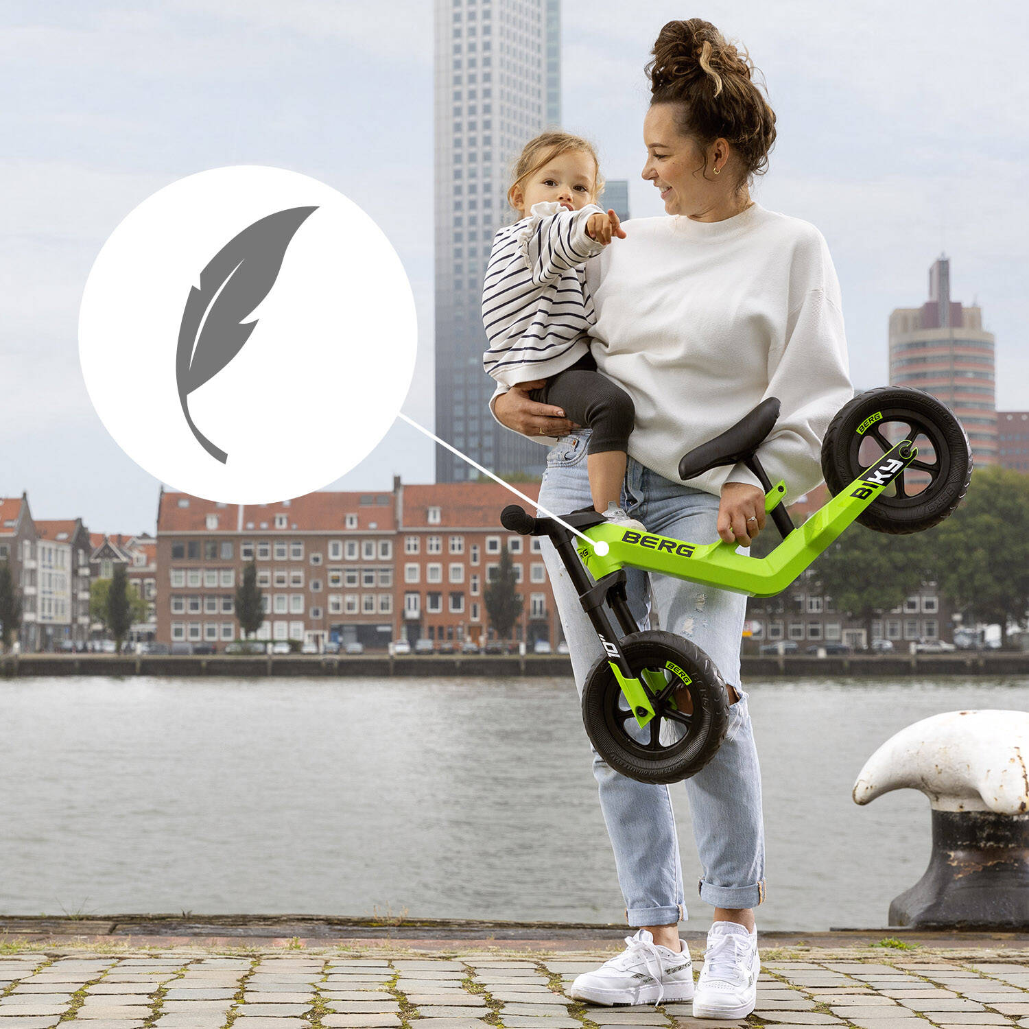 BERG Biky Mini Balance Bike - Green
