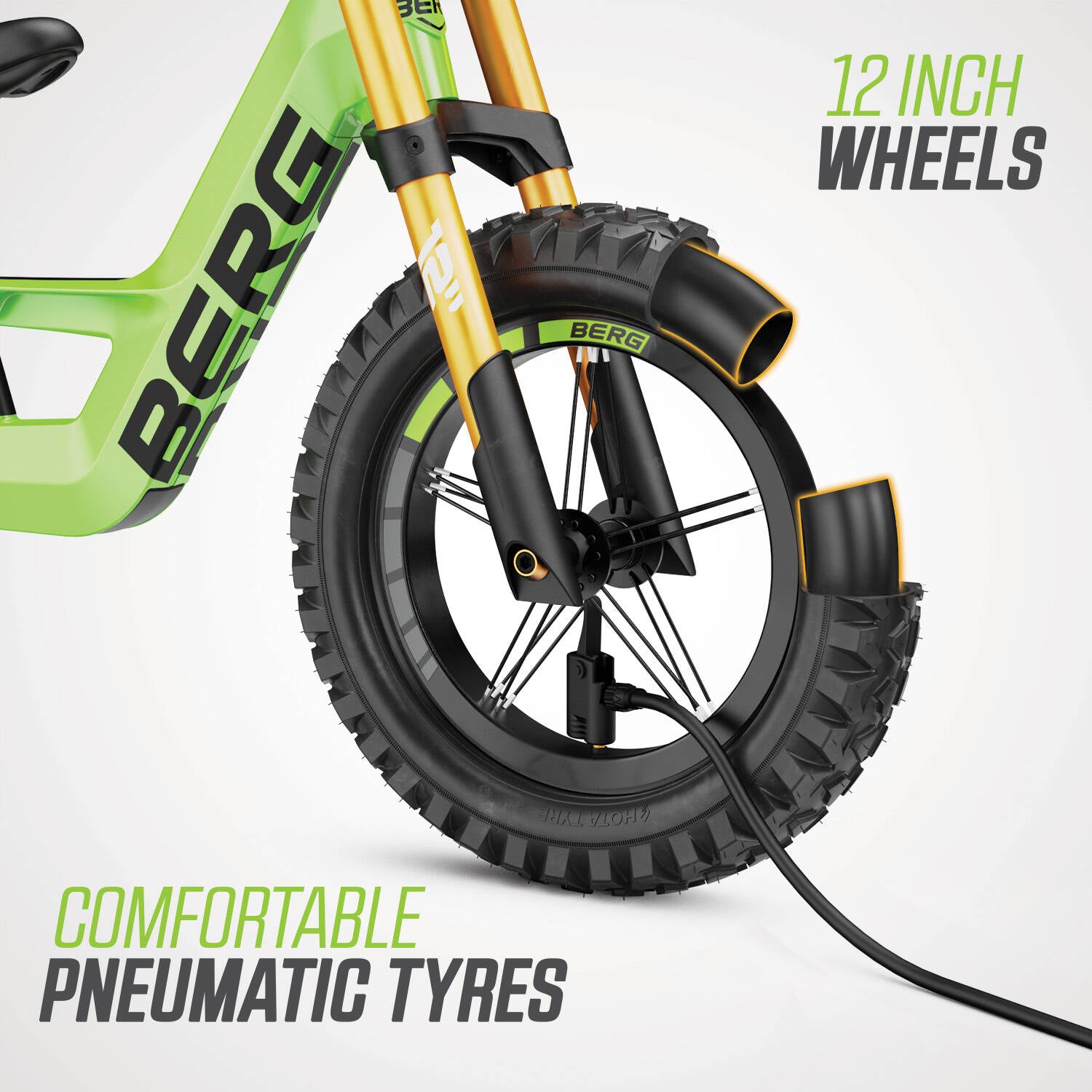 BERG Biky Cross Balance Bike - Green