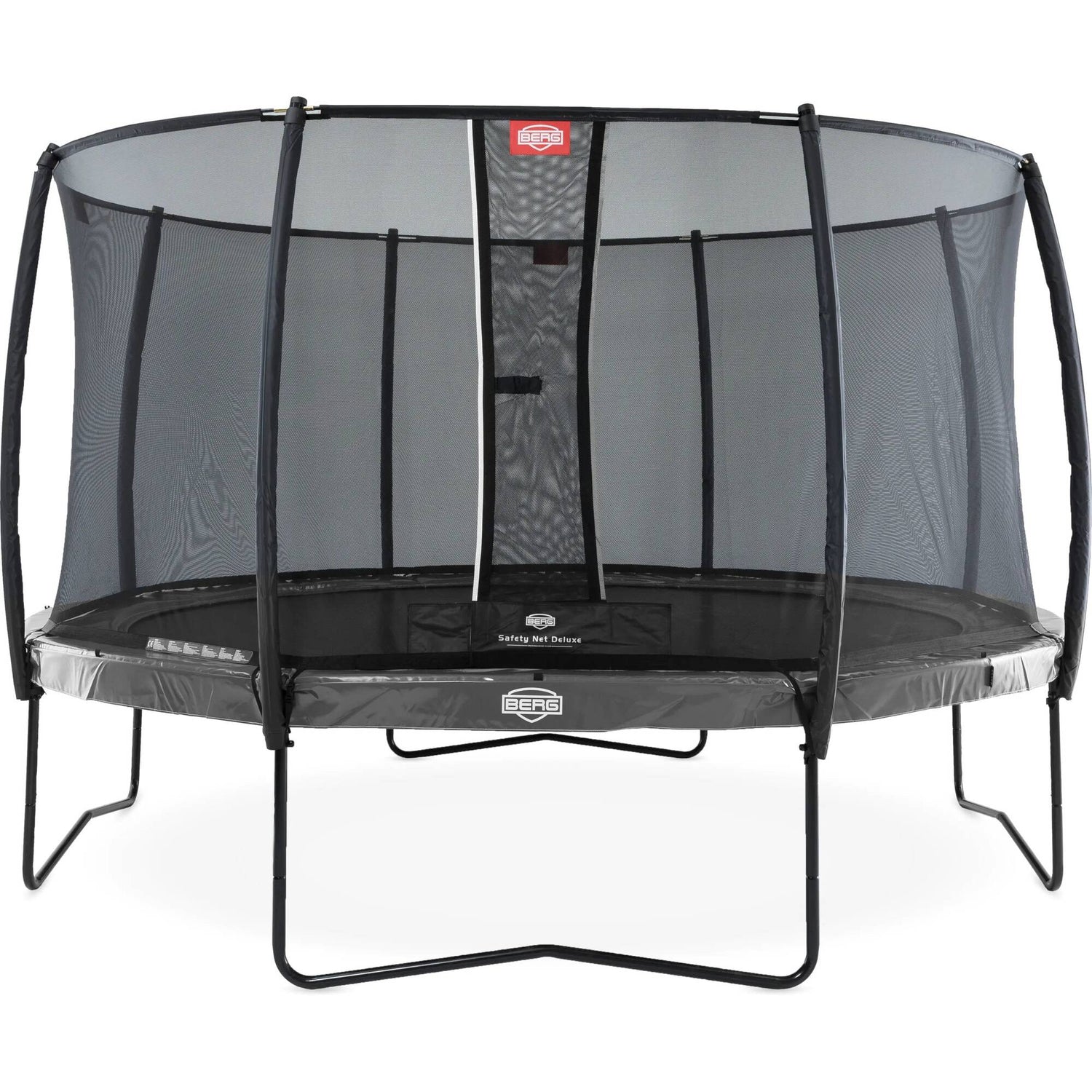 BERG Elite Regular 430 Grey Trampoline + Safety Net Deluxe