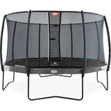 BERG Elite Regular 430 Grey Trampoline + Safety Net Deluxe