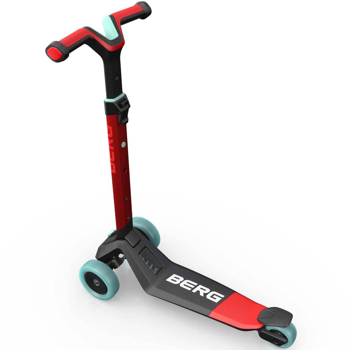 BERG Nexo Foldable 3 Wheeled Scooter - Red