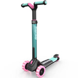 BERG Nexo Foldable Lights 3 Wheeled Scooter - Mint