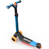 BERG Nexo Foldable Lights LED-Deck 3 Wheeled Scooter - Blue