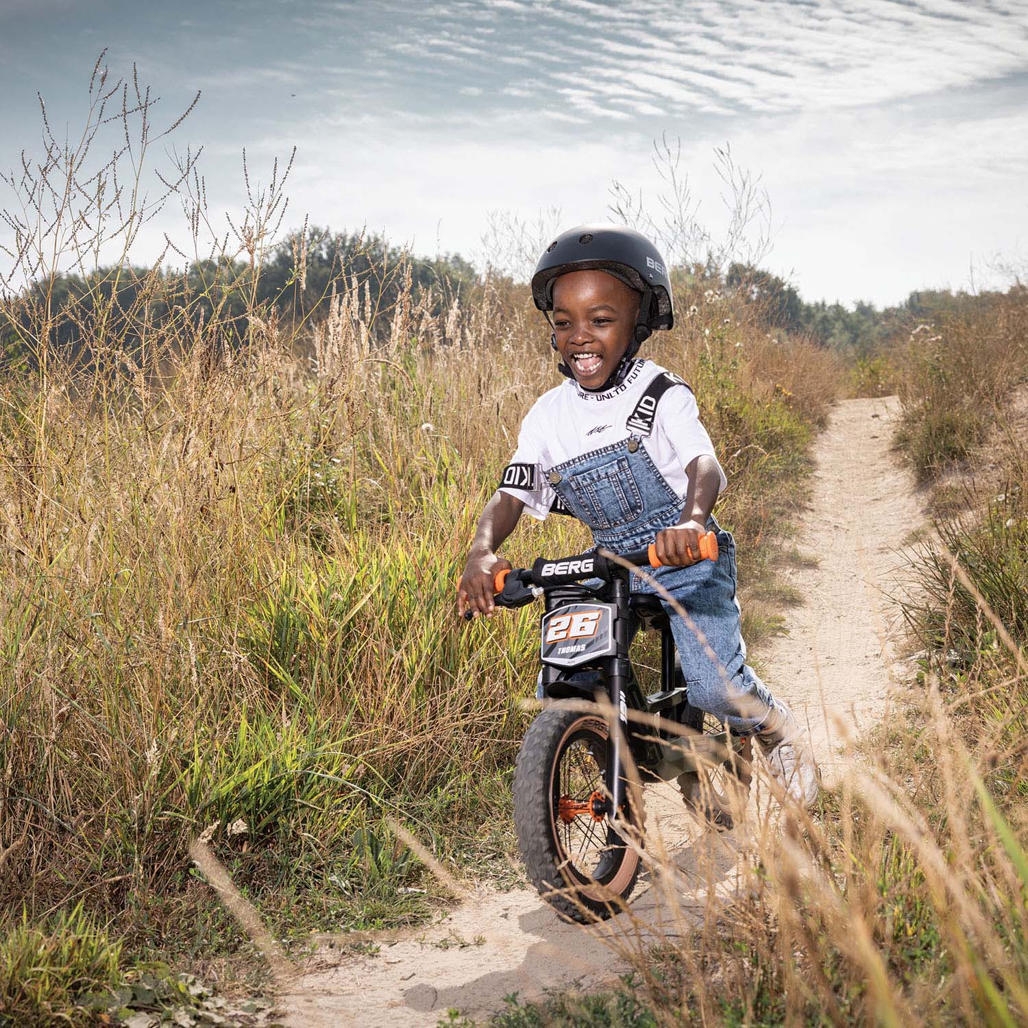 BERG Biky Trail Handbrake Balance Bike - Green