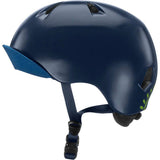 Bern Nino Kids Bike Helmet - Navy Blue Zig-Zag