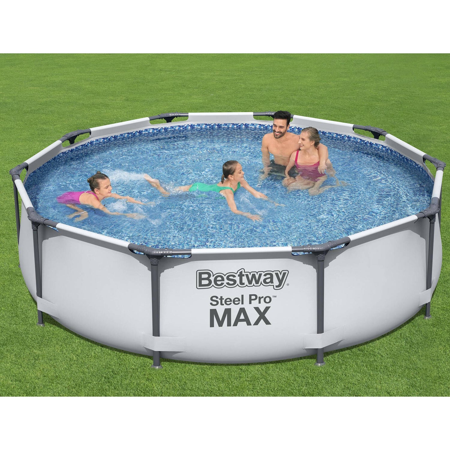 Bestway 10' x 30" Steel Frame Pro Pool Set