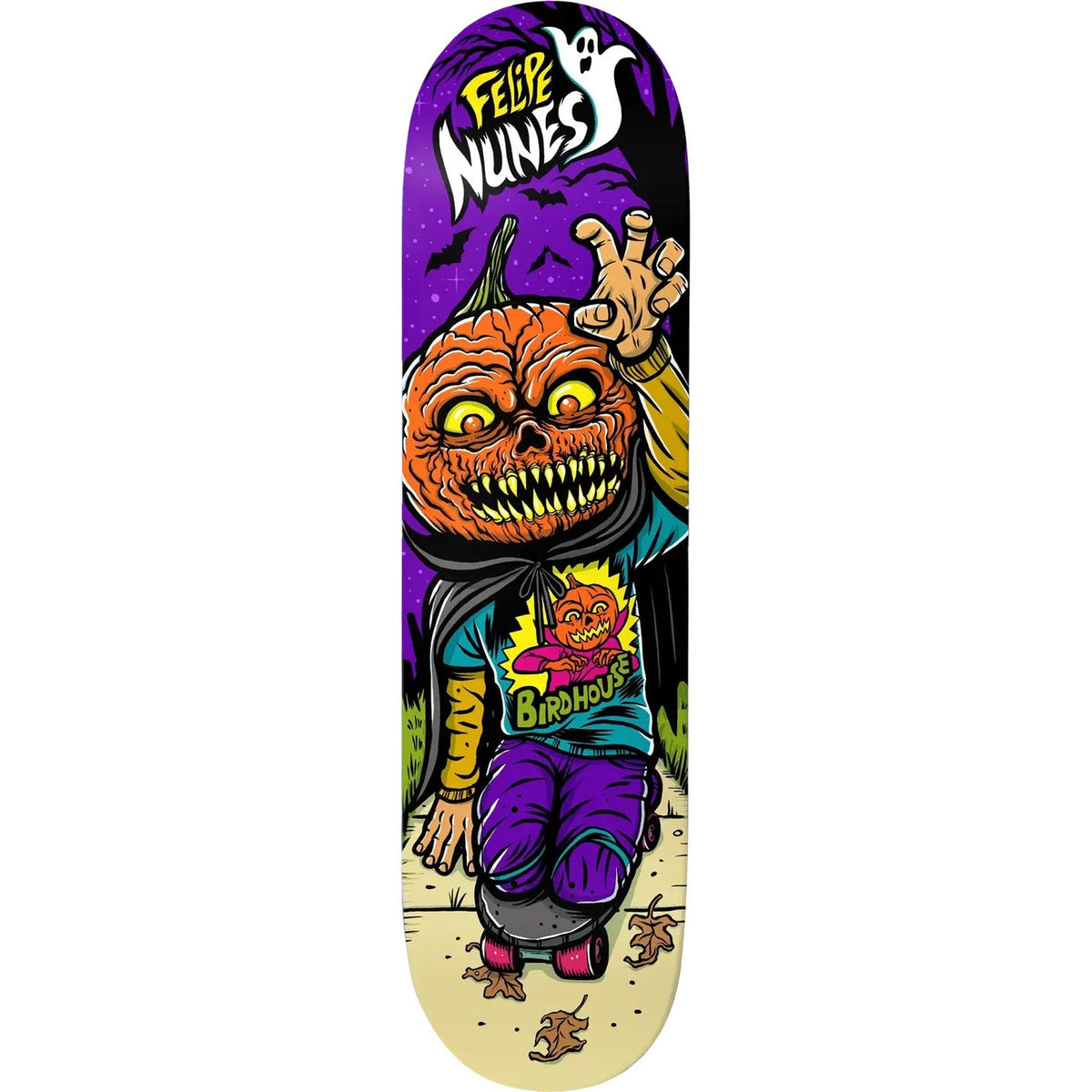 Birdhouse Hallows Eve Skateboard Deck - Nunes 8.25"