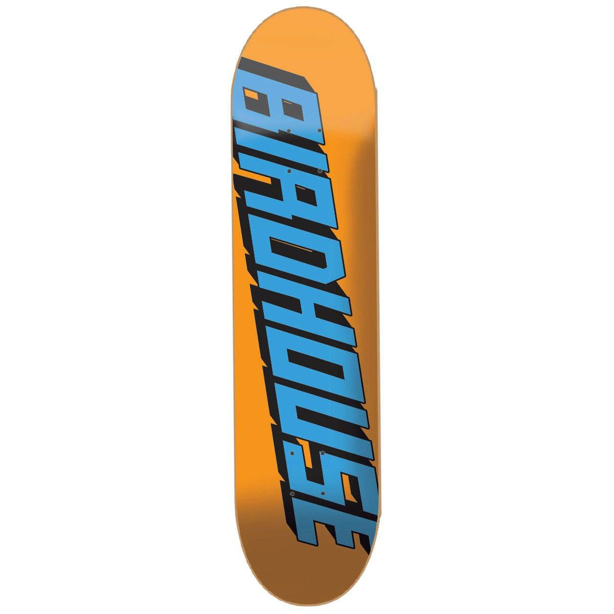 Birdhouse Type Logo Custom Skateboard - Orange 7.75''
