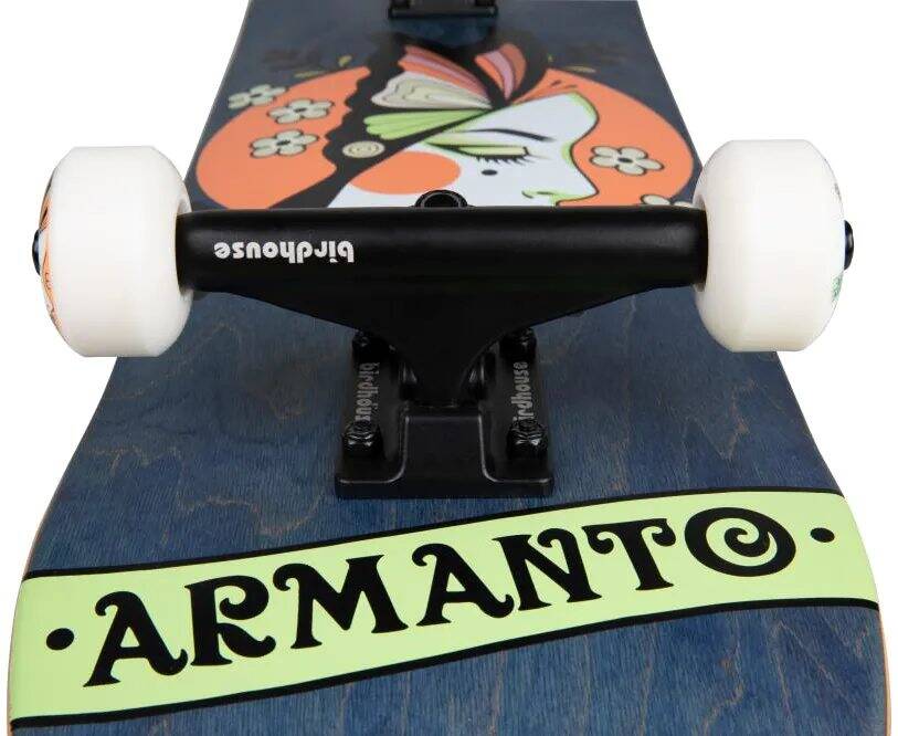 Birdhouse Stage 3 Armanto Butterfly Complete Skateboard - Blue 8''