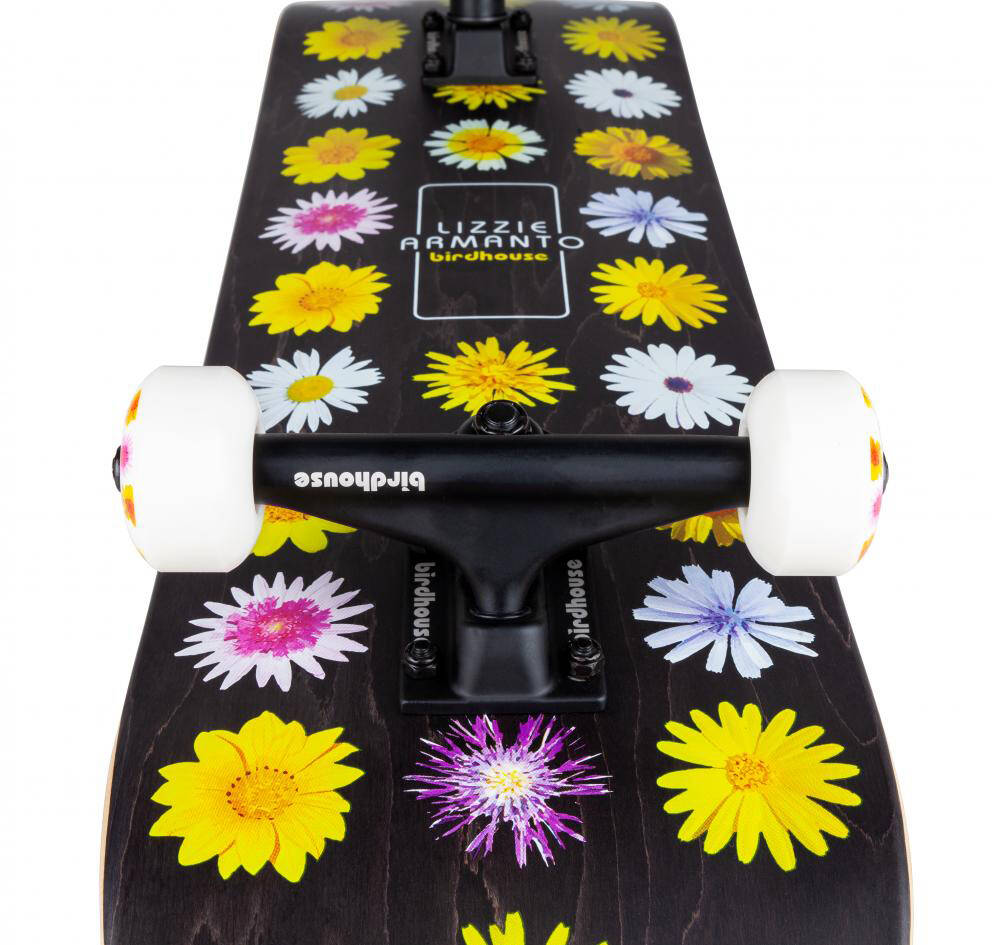 Birdhouse Stage 3 Armanto Floral Complete Skateboard - Black 7.75''