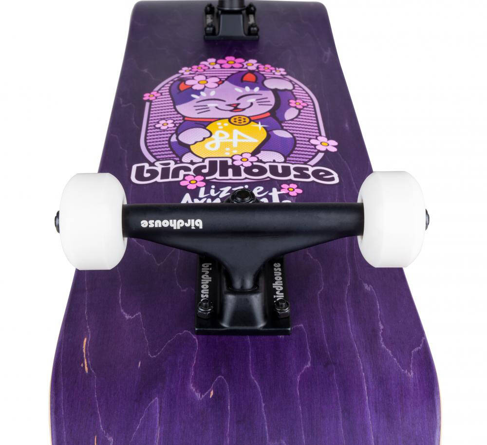 Birdhouse Stage 3 Armanto Maneki Neko Complete Skateboard - Purple 8''