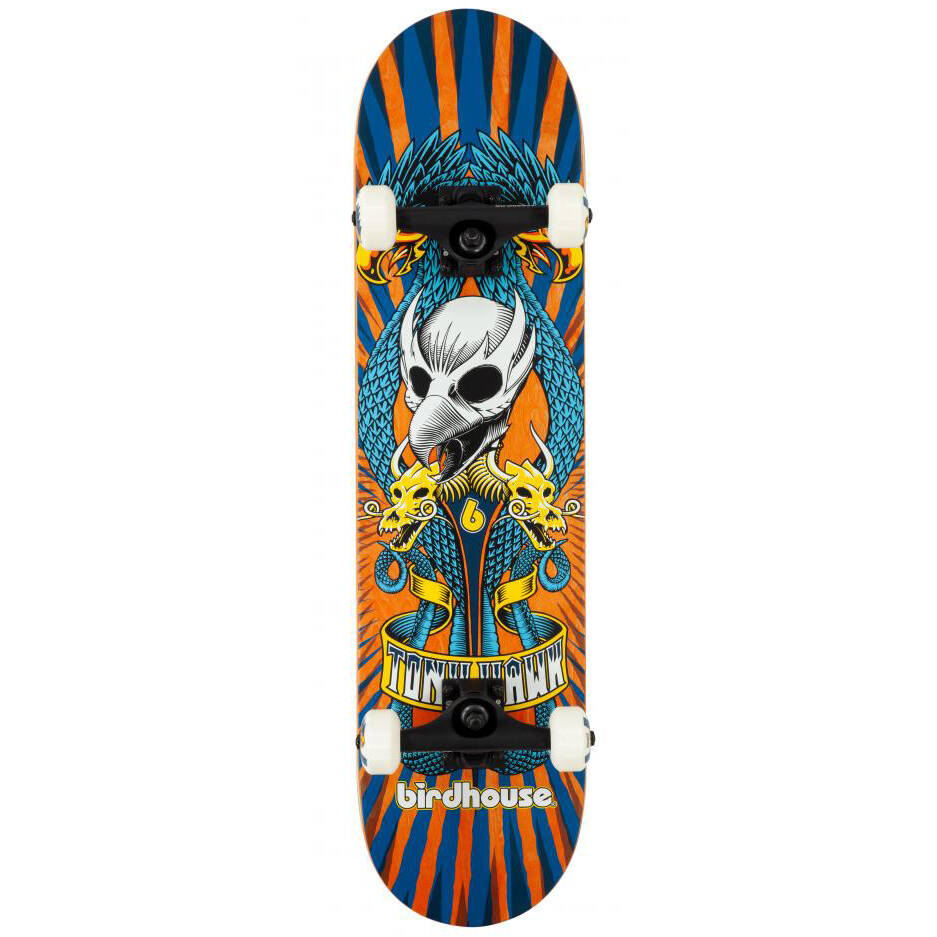 Birdhouse Stage 3 Emblem Circus Complete Skateboard - Orange 7.75''