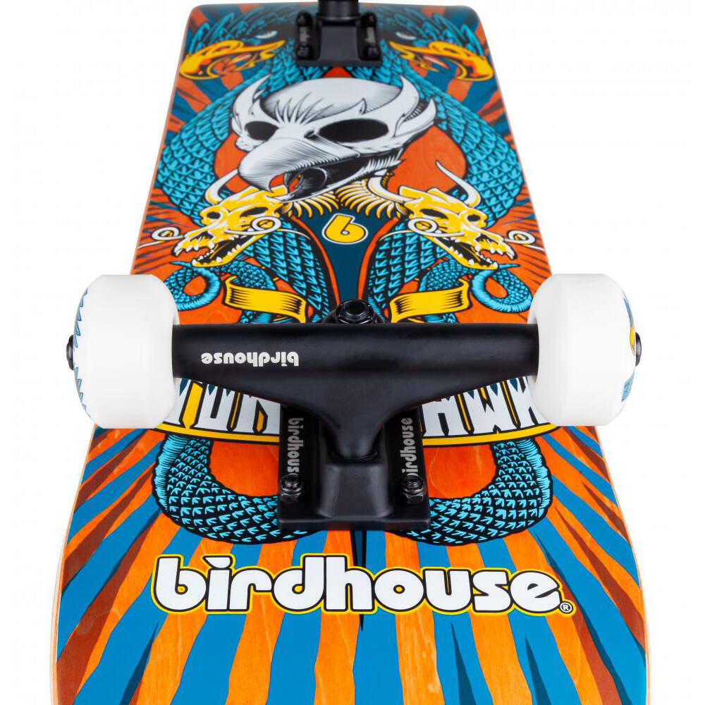 Birdhouse Stage 3 Emblem Circus Complete Skateboard - Orange 7.75''