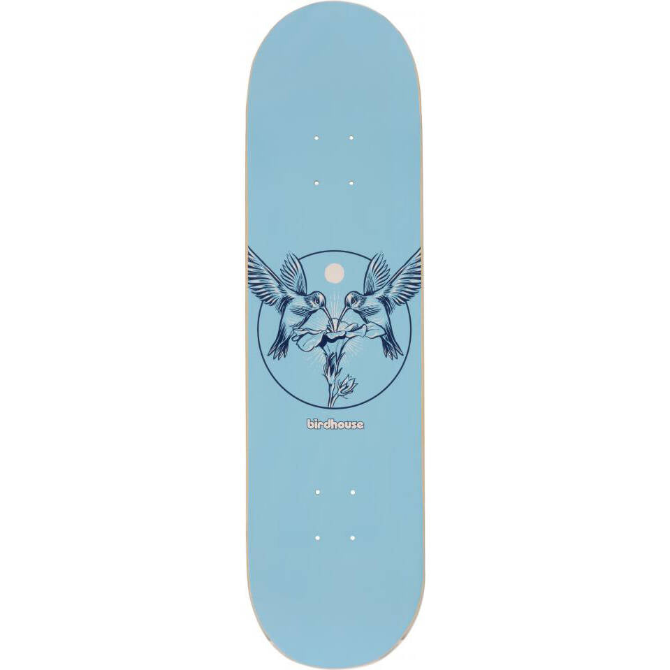 Birdhouse Hummingbird Logo Skateboard Deck - Blue 8.25"