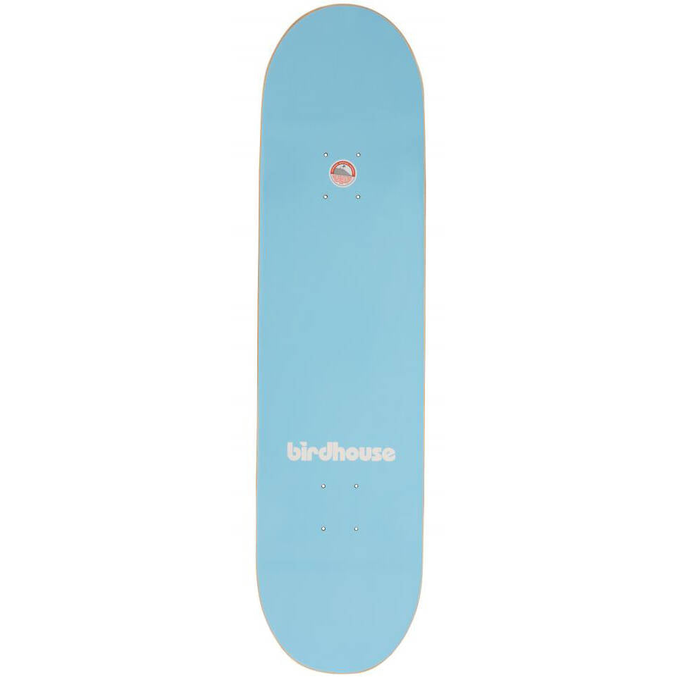 Birdhouse Hummingbird Logo Skateboard Deck - Blue 8.25"